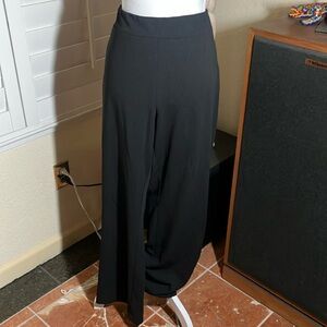 🖤🩶SOHO Black Crepe Dress Pants With 4 Pockets & Elastic Waist Band Size 3X